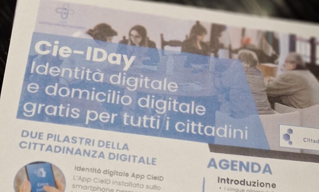 Cie-IDay il nuovo evento di contrasto al digital divide attraverso l'attivazione di App CieID e del domicilio digitale a tutti i cittadini